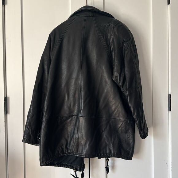 Andrew Marc Addition Geniune Leather Full Zip Jacket - L - Picture 5 of 7